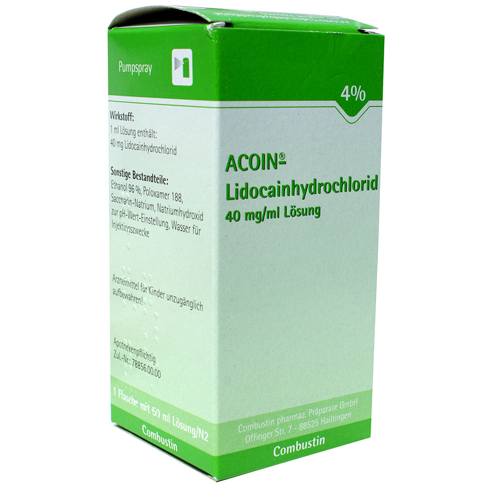 Acoin-Lidocainhydrochlorid - изображение 0