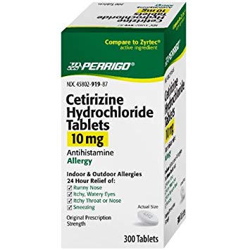 Cetirizine twice a day