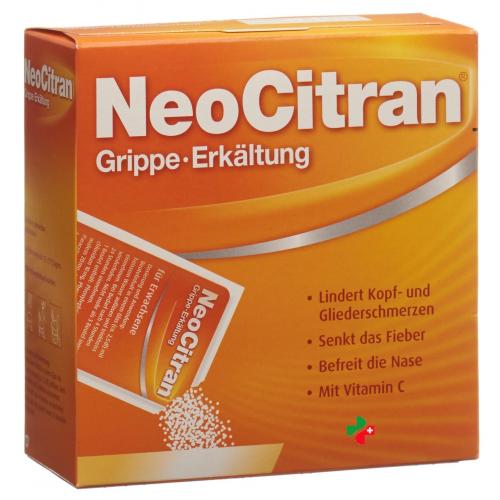 NeoCitran Grippe/Erkältung mode d`emploi, dosages, composition .