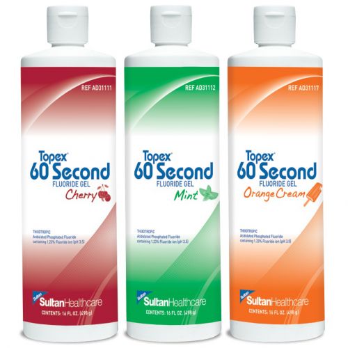 Topex 60 Second Fluoride Gel instrucciones de uso, dosis, composición, análogos, efectos