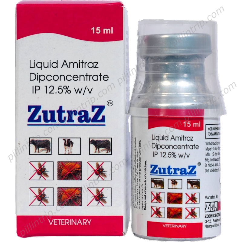 Amitraz : Usos, Efectos Secundarios, Interacciones, Dosis / Pillintrip