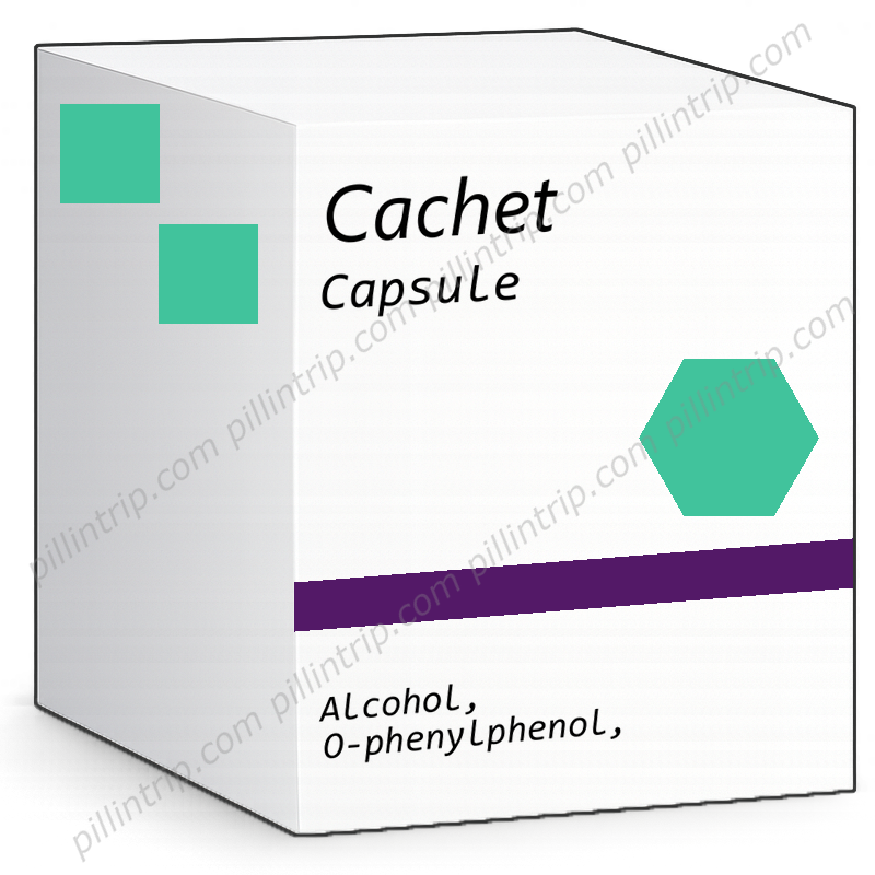 Cachet : Usos, Efectos Secundarios, Interacciones, Dosis / Pillintrip
