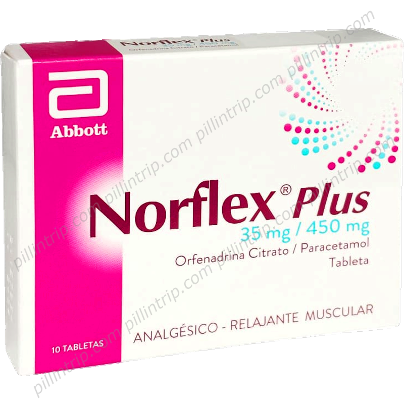 Norflex Plus (Acetaminophen,Orphenadrine) : Применение, Побочные ...