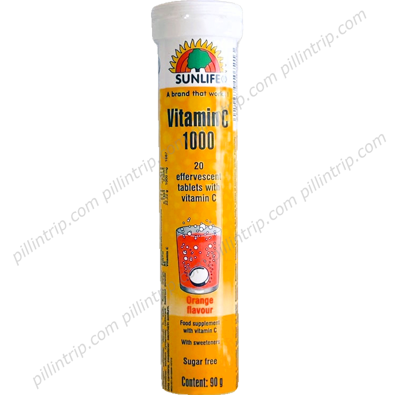 Sunlife Vitamin C : Usos, Efectos Secundarios, Interacciones, Dosis ...